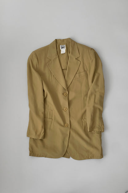 Italy dusty yellow long jacket