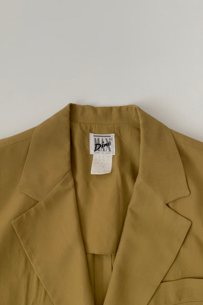 Italy dusty yellow long jacket