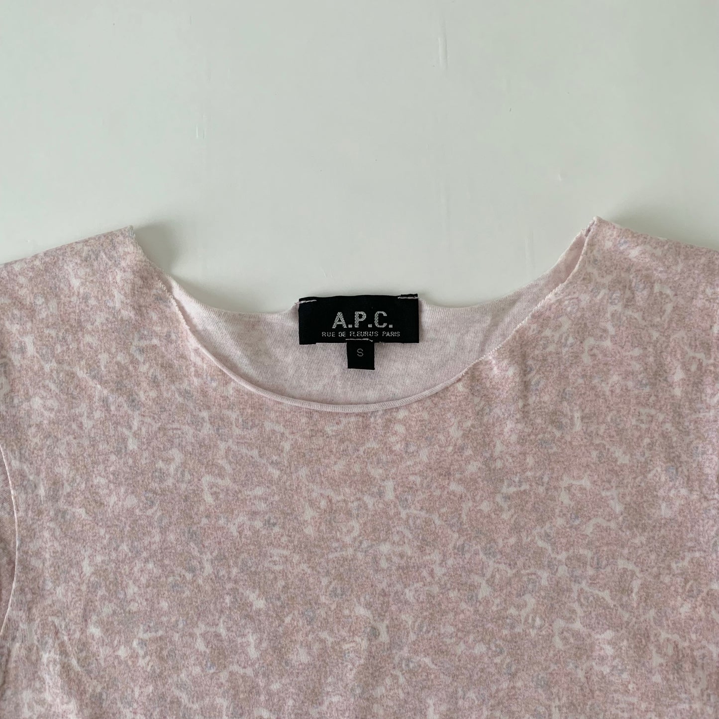 A.P.C. pink paysley tops