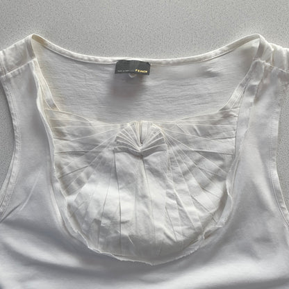 FENDI gather design tops